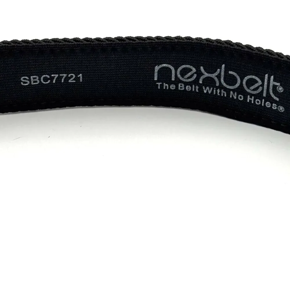 Nexbelt Men's Braided Black Golf Ratchet Belt 1.38